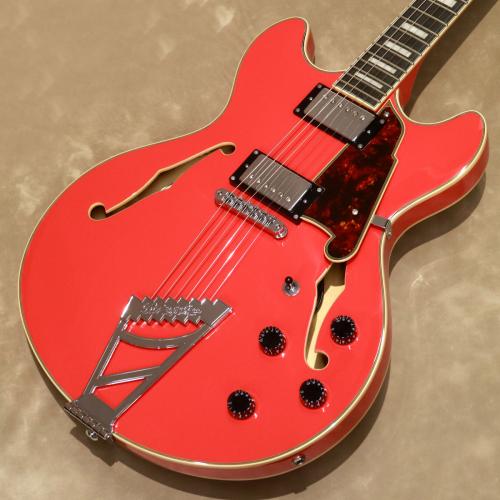D'Angelico Premier Series SS Stairstep Fiesta Red