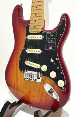 Fender American Ultra Luxe Stratocaster / Plasma Red Burst