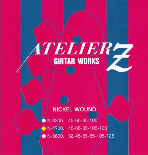 ATELIER Z N-4700 NICKEL WOUND STRINGS [ニッケル弦 5弦用]