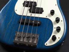 Sadowsky ML21 HP5 21-Fret Hybrid P/J Bass 5st Ash ~Blue Transparent Satin~_6