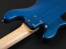 Sadowsky ML21 HP5 21-Fret Hybrid P/J Bass 5st Ash ~Blue Transparent Satin~_11