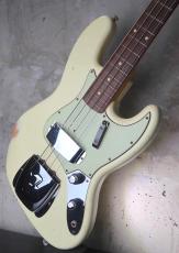 Fender Custom Shop  '60 Jazz Bass Relic / Aged Vintage White_8