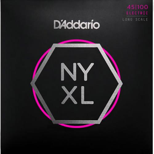 D'addario NYXL45100 45-100 レギュラーライトエレキベース弦