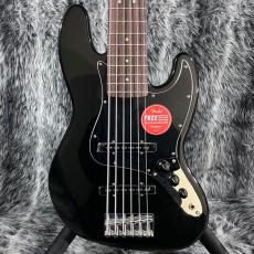 Squier Affinity Series Jazz Bass VI Black Metallic