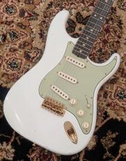 Fender Custom Shop MBS 1960 Stratocaster Journeyman Relic / Olympic White by Yuriy Shishkov 3.52Kg