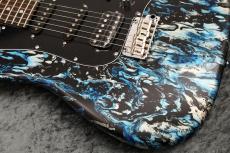 James Tyler USA Studio Elite HD/Ash Body/ Rosewood FB/Black and Blue Shmear Semi Gloss  #25488_4