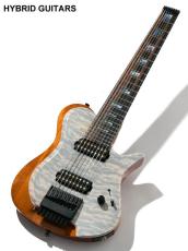 Kiesel Guitars Custom Order ZEUS 8strings Quilted Maple Top Translucent White 2023_3