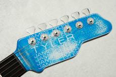 James Tyler Studio Elite HD -Ice Blue Metallic With Blue Shmear Faux Matching Headstock-_5
