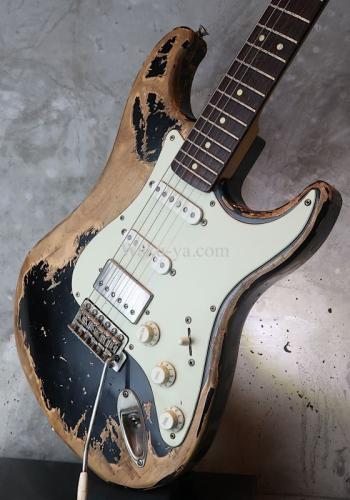 LsL Instruments Super Custom Saticoy Classic S Style SSH / Age & Rub Through / Aging Black