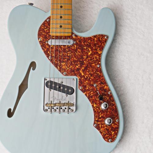 Fender FSR Limited American Professional II Telecaster Thinline Transparent Daphne Blue【Wケース】