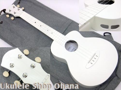 aNueNue [Lyra LFG-NW]コンサート カッタウェイ グラスファイバー ニューホワイト