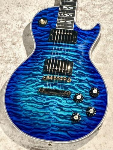 Gibson Custom Shop 1968 Les Paul Custom 7A Quilt Top 5PC Neck Trans Blue Burst Gloss s/n 506038【4.25kg】