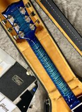 Gibson Custom Shop 1968 Les Paul Custom 7A Quilt Top 5PC Neck Trans Blue Burst Gloss s/n 506038【4.25kg】_10