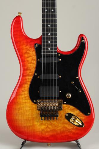 Valley Arts M Series Cusrom Pro 1pc Quilted Maple Body Fireburst