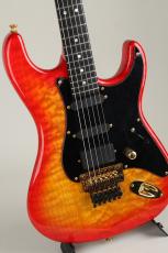 Valley Arts M Series Cusrom Pro 1pc Quilted Maple Body Fireburst_3
