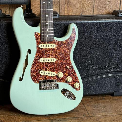 Fender Limited Edition American Professional II Stratocaster Thinline Transparent Surf Green