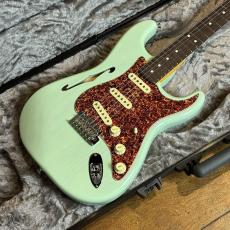 Fender Limited Edition American Professional II Stratocaster Thinline Transparent Surf Green_2