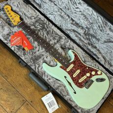 Fender Limited Edition American Professional II Stratocaster Thinline Transparent Surf Green_3