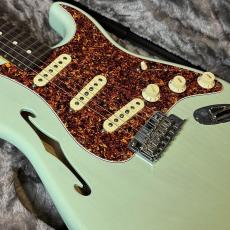 Fender Limited Edition American Professional II Stratocaster Thinline Transparent Surf Green_5