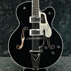 Gretsch 【Bonus Sale】Falcon Hollow Body with String-Thru Bigsby and Gold Hardware-Black-