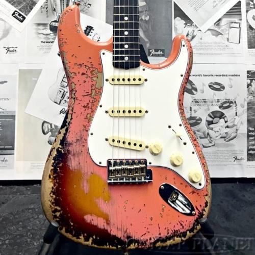 Fender Custom Shop 1965 Stratocaster Super Heavy Relic -SFA Tahitian Coral over 3-Color Sunburst -