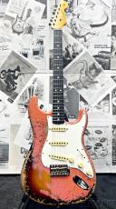 Fender Custom Shop 1965 Stratocaster Super Heavy Relic -SFA Tahitian Coral over 3-Color Sunburst -_2