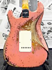 Fender Custom Shop 1965 Stratocaster Super Heavy Relic -SFA Tahitian Coral over 3-Color Sunburst -_3