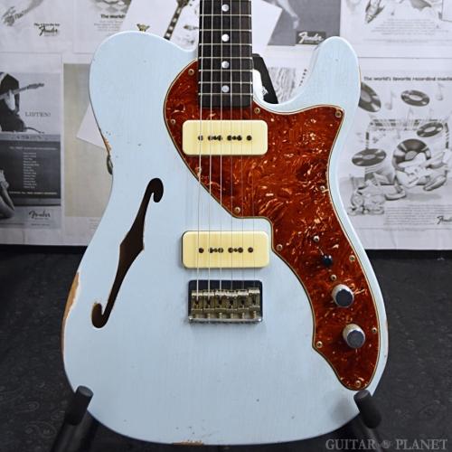 Fender Custom Shop MBS Double P90 Telecaster Thinline Relic -Sonic Blue- by Greg Fessler 2025USED!!