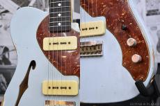 Fender Custom Shop MBS Double P90 Telecaster Thinline Relic -Sonic Blue- by Greg Fessler 2025USED!!_8
