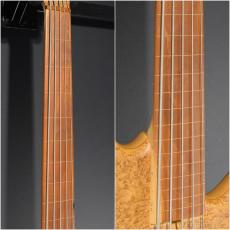elrick 【ボーナスセール!!】Gold Series E-volution5 SLC Fretless -Burl Maple/Pink Ivory-【3.68kg】_6