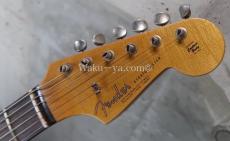 Fender Custom Shop 1963 Stratocaster Journeyman Relic Faded Red Sparkle_3