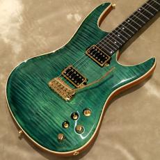 Valenti Guitars Nebula Carved, Cobalt Green