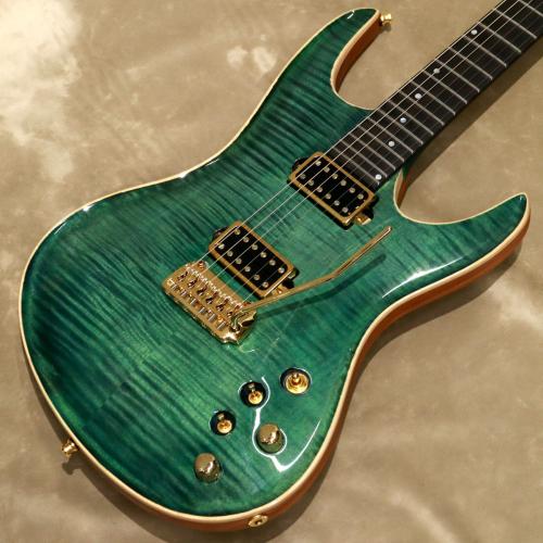 Valenti Guitars Nebula Carved, Cobalt Green