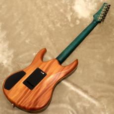 Valenti Guitars Nebula Carved, Cobalt Green_3