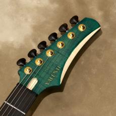 Valenti Guitars Nebula Carved, Cobalt Green_4