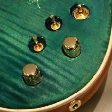 Valenti Guitars Nebula Carved, Cobalt Green_8
