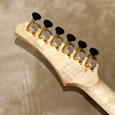 Valenti Guitars Nebula Carved Semihollow, Blood Red_5