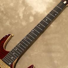 Valenti Guitars Nebula Carved Semihollow, Blood Red_6