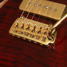 Valenti Guitars Nebula Carved Semihollow, Blood Red_7