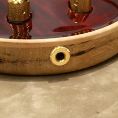 Valenti Guitars Nebula Carved Semihollow, Blood Red_9