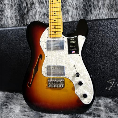 Fender American Vintage II 1972 Telecaster Thinline 3-Color Sunburst  2023