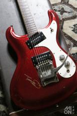 Mosrite Ventures Model 1965 Solid Red Sparkle #3085_11