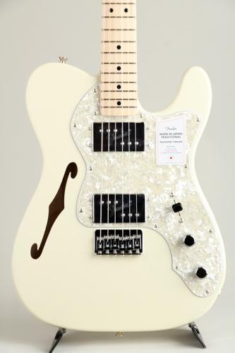 Fender Made in Japan Traditional 70s Telecaster Thinline MN Olympic White【S/N JD25028678】