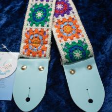 tsundrum_chan かぎ編みギターストラップ ダーク_2