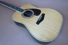 YAMAHA L-41 Style Special Custom Oder Model / “案山子” Square shoulder Style・Solid Abalone All Body Trim and Rosette・Solid Ezo Spruce Top・Solid Jacaranda Side and Back・Ebony Fingerboard・Terry Nakamoto Sign【With_3