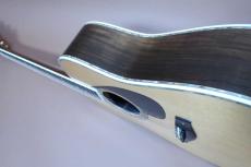 YAMAHA L-41 Style Special Custom Oder Model / “案山子” Square shoulder Style・Solid Abalone All Body Trim and Rosette・Solid Ezo Spruce Top・Solid Jacaranda Side and Back・Ebony Fingerboard・Terry Nakamoto Sign【With_5