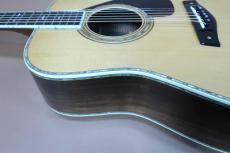 YAMAHA L-41 Style Special Custom Oder Model / “案山子” Square shoulder Style・Solid Abalone All Body Trim and Rosette・Solid Ezo Spruce Top・Solid Jacaranda Side and Back・Ebony Fingerboard・Terry Nakamoto Sign【With_13