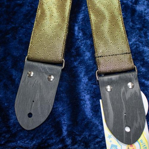 tsundrum_chan 古着物帯 ミニさやがた ギターストラップ