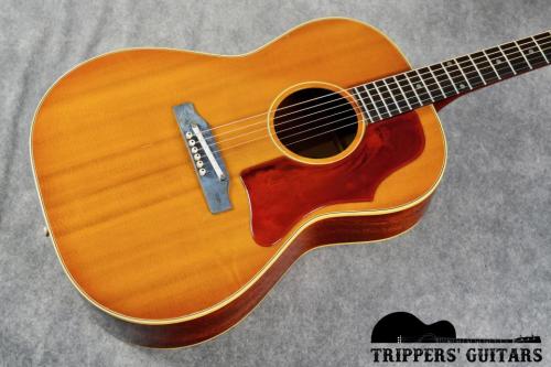 Gibson B-25 (1966年頃) とても綺麗な個体ですが、ネック折れ修理あります。ですが、どこが折れたのか分からないほど綺麗に修理されています!