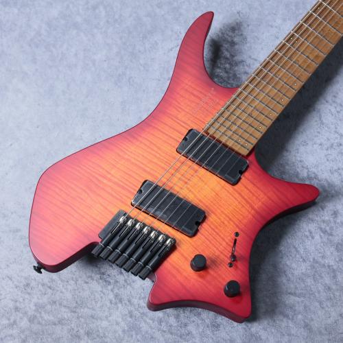 strandberg Boden Original N2.7 「Sunset Coral Burst Satin」7弦モデル「現物写真」